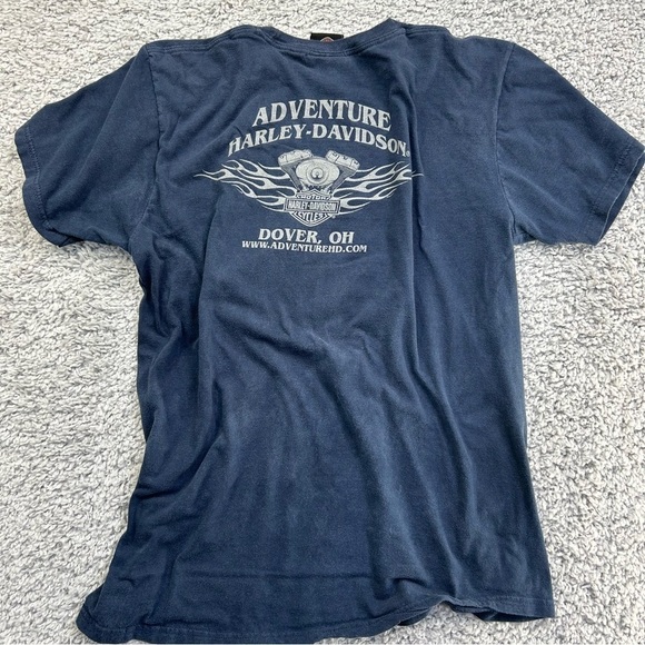 Harley Davidson Shirt Mens Large Basic HD Authentic Riding Gear Motorcycle Top - Picture 5 of 6